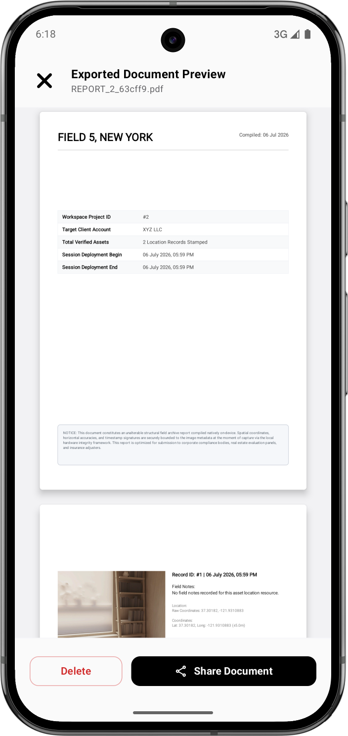 Automated Field Report PDF Compilation